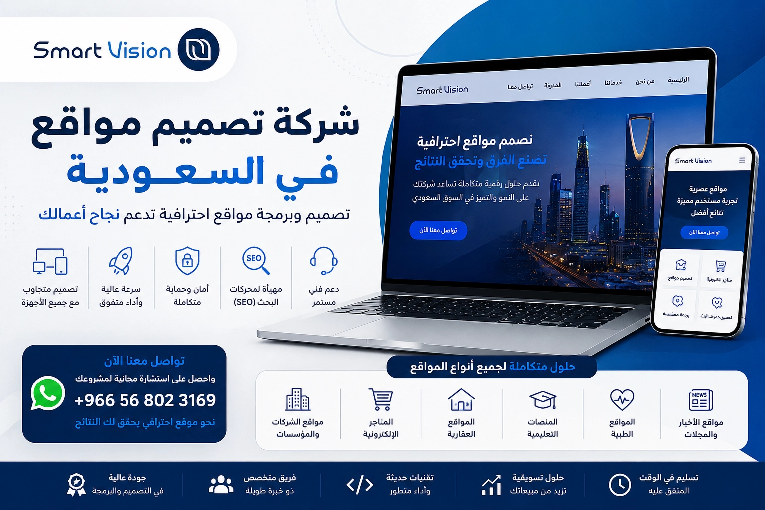 أفضل شركة تصميم مواقع في السعودية | تصميم وبرمجة مواقع احترافية