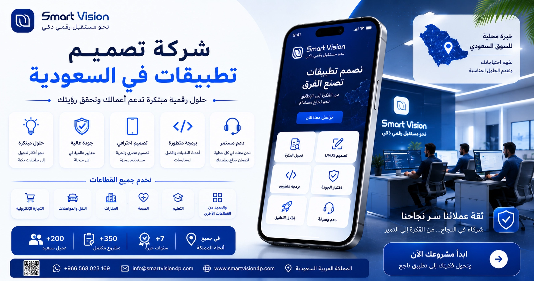 أفضل شركة تصميم تطبيقات في السعودية | دليلك لاختيار شريك التطوير المناسب